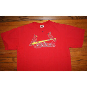 Vintage Y2K Nike Team St Louis Cardinals 2004 Sports T Shirt Large Center Swoosh
